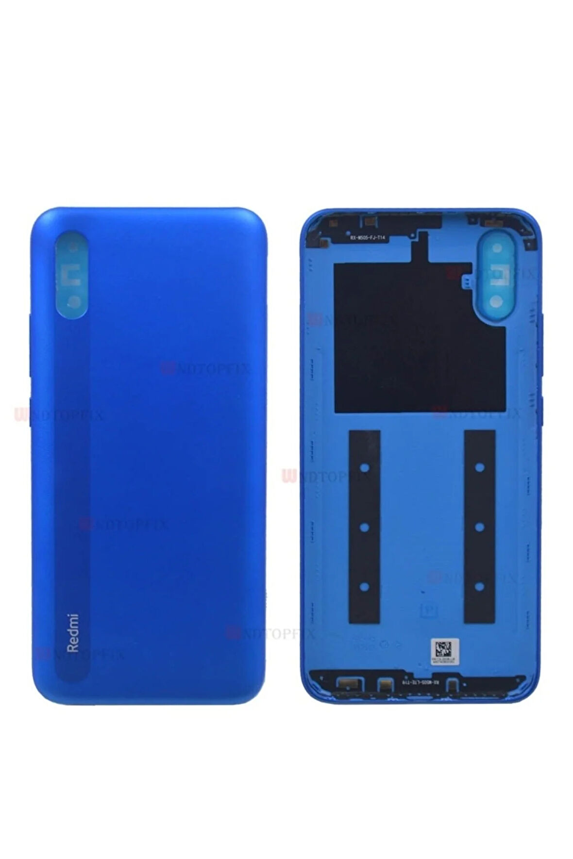 Xiaomi Red Mi 9A Uyumlu Arka Kapak Kasa Mavi