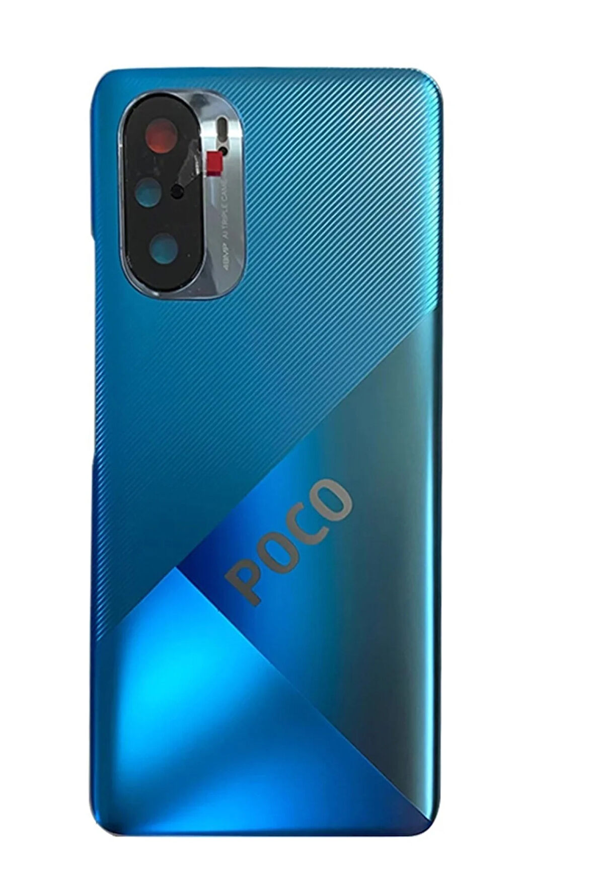 Xiaomi Poco F3 Uyumlu  Arka Kapak Pil Kapağı Mavi