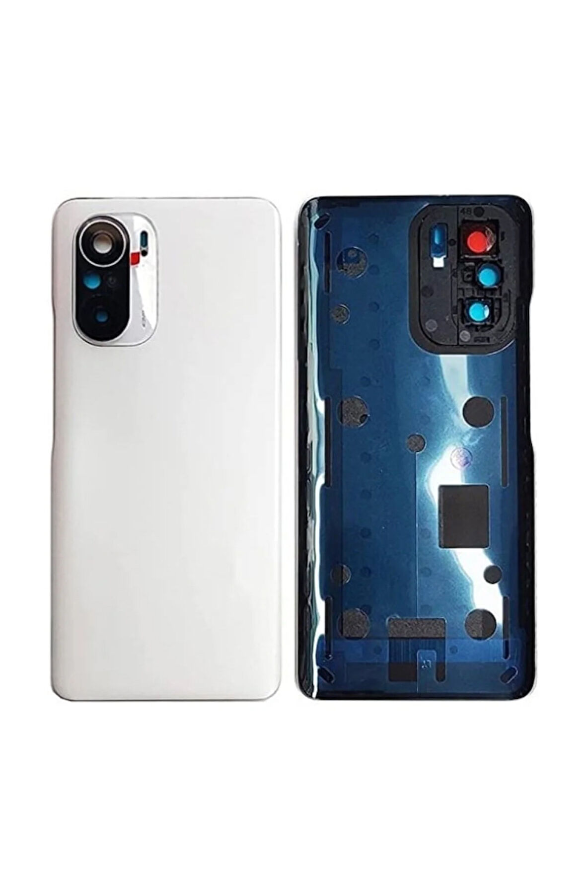 Xiaomi Poco F3 Uyumlu Arka Kapak Pil Kapağı Beyaz