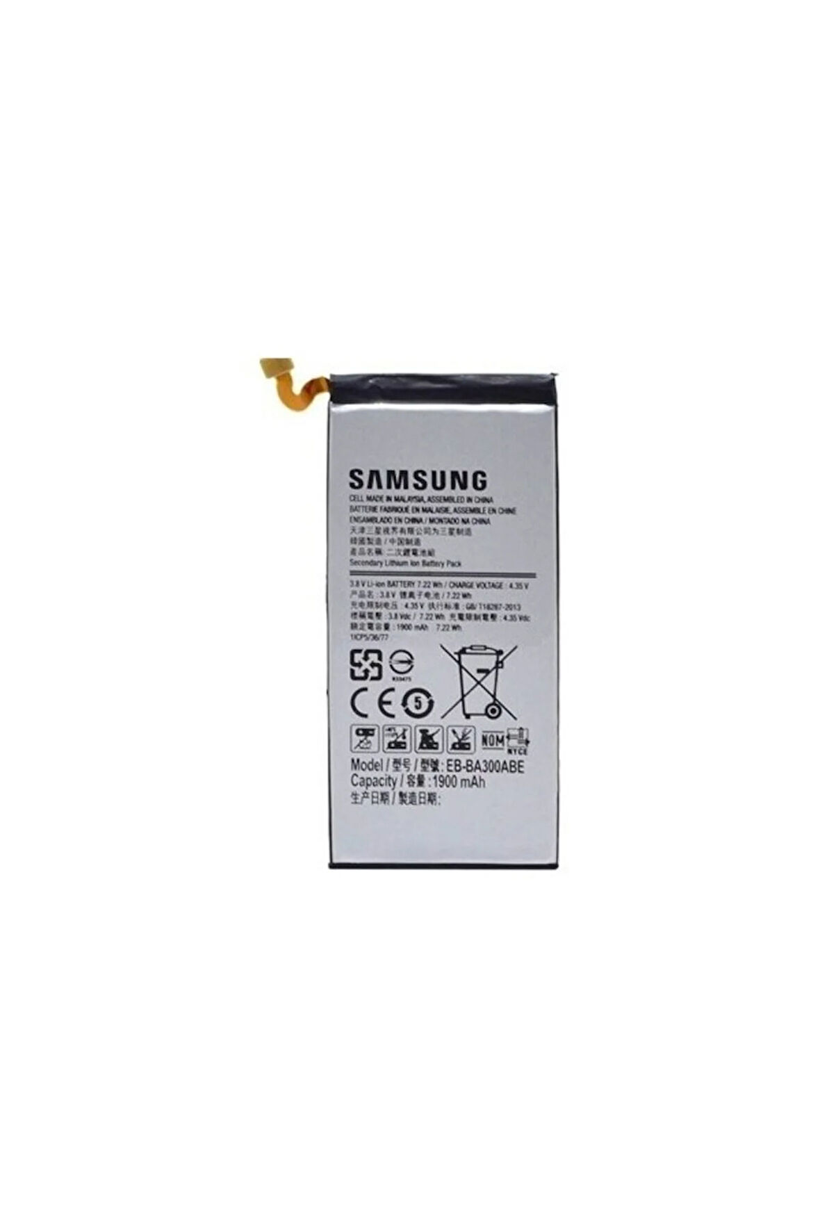 Samsung Galaxy A3 Uyumlu Batarya Pil A300f