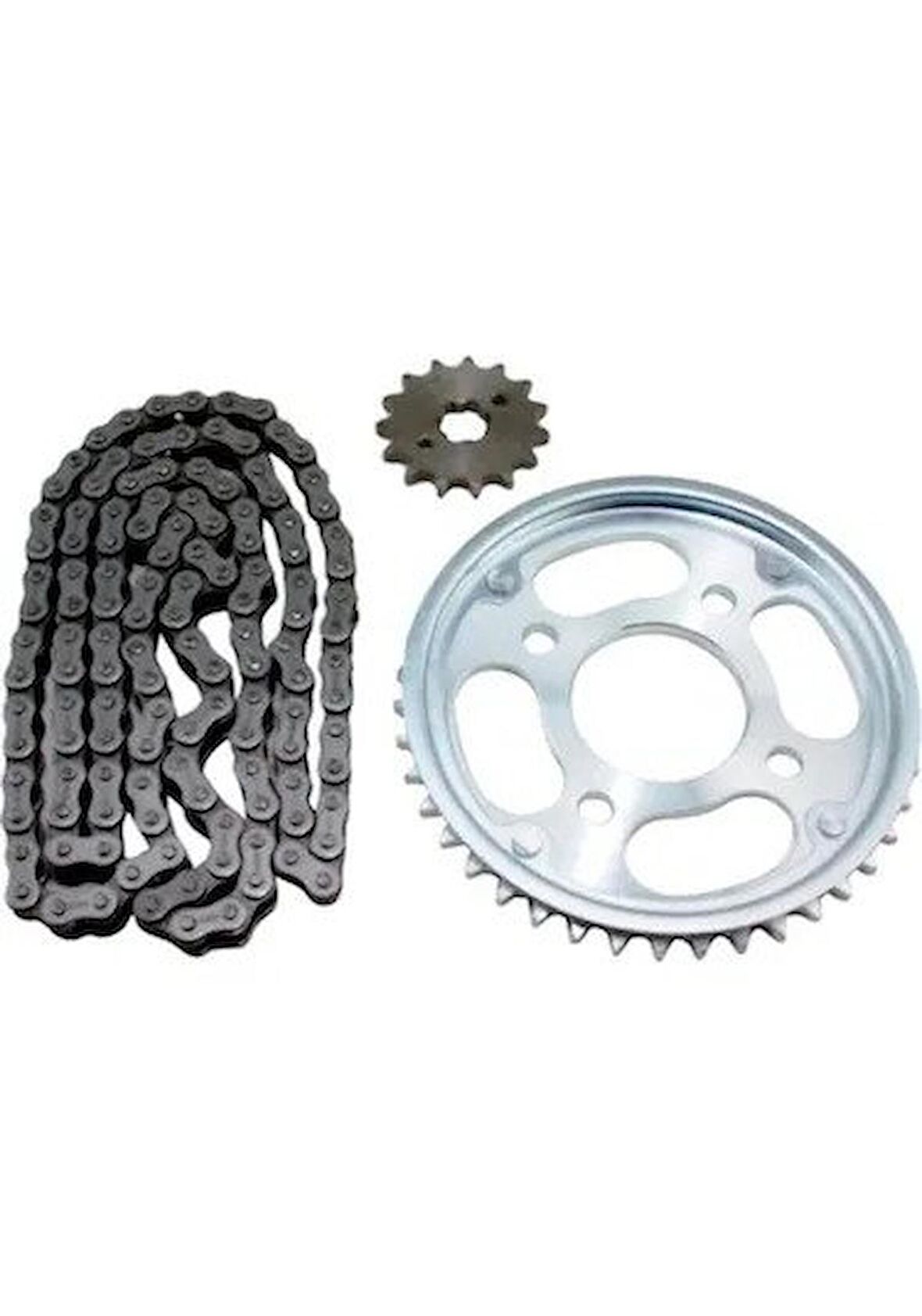 Honda Cbf 150 Performans Zincir Dişli Seti Oringsiz Düz Zincirli Arka 40T ,Ön 16T - Arasmoto