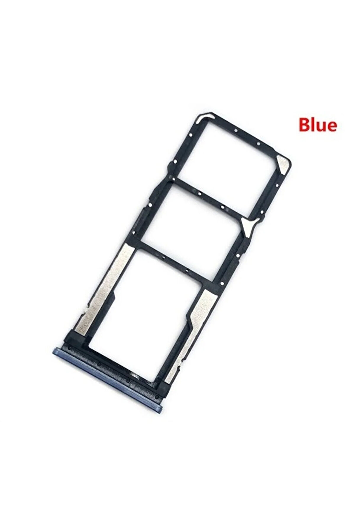 Xıaomi Red Mi Note 9 Pro  Uyumlu Sim Plastiği Sim Kart Aparatı Sim Tray Holder Mavi
