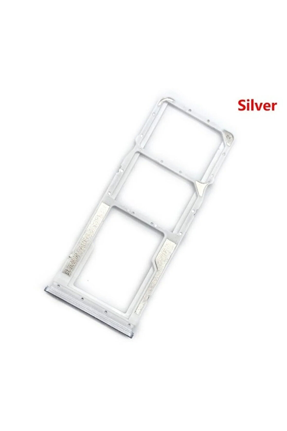 Xıaomi Red Mi Note 9 Pro Max Sim Plastiği Sim Kart Aparatı Sim Tray Holder Silver Gri Uyumlu