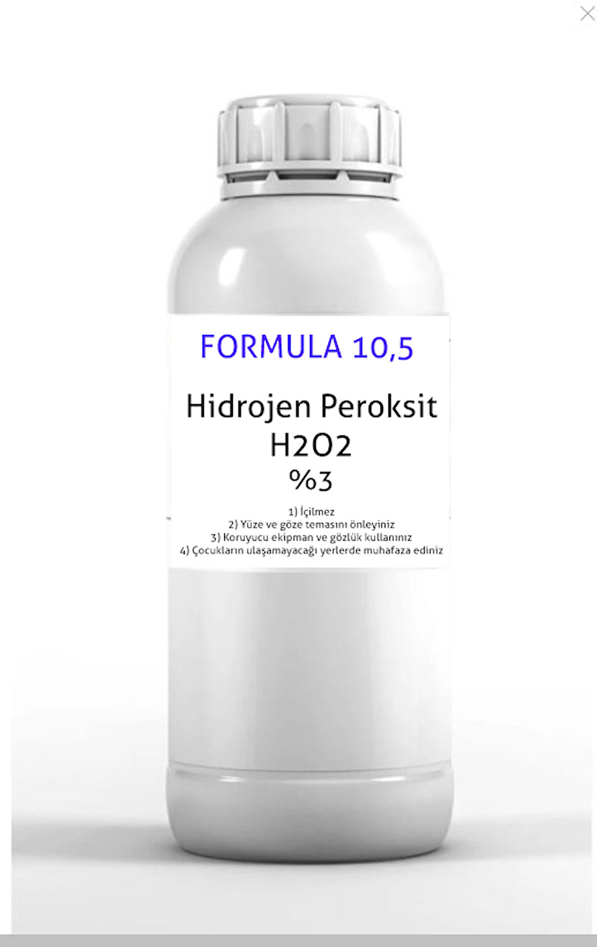 Hidrojen H2o2 Peroksit %3 Oksijenli Su 100 ml