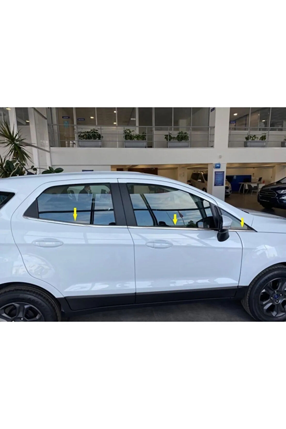 Ecosport Krom Cam Çıtası 6 Parça 2018 Ve Üzeri Paslanmaz Çelik