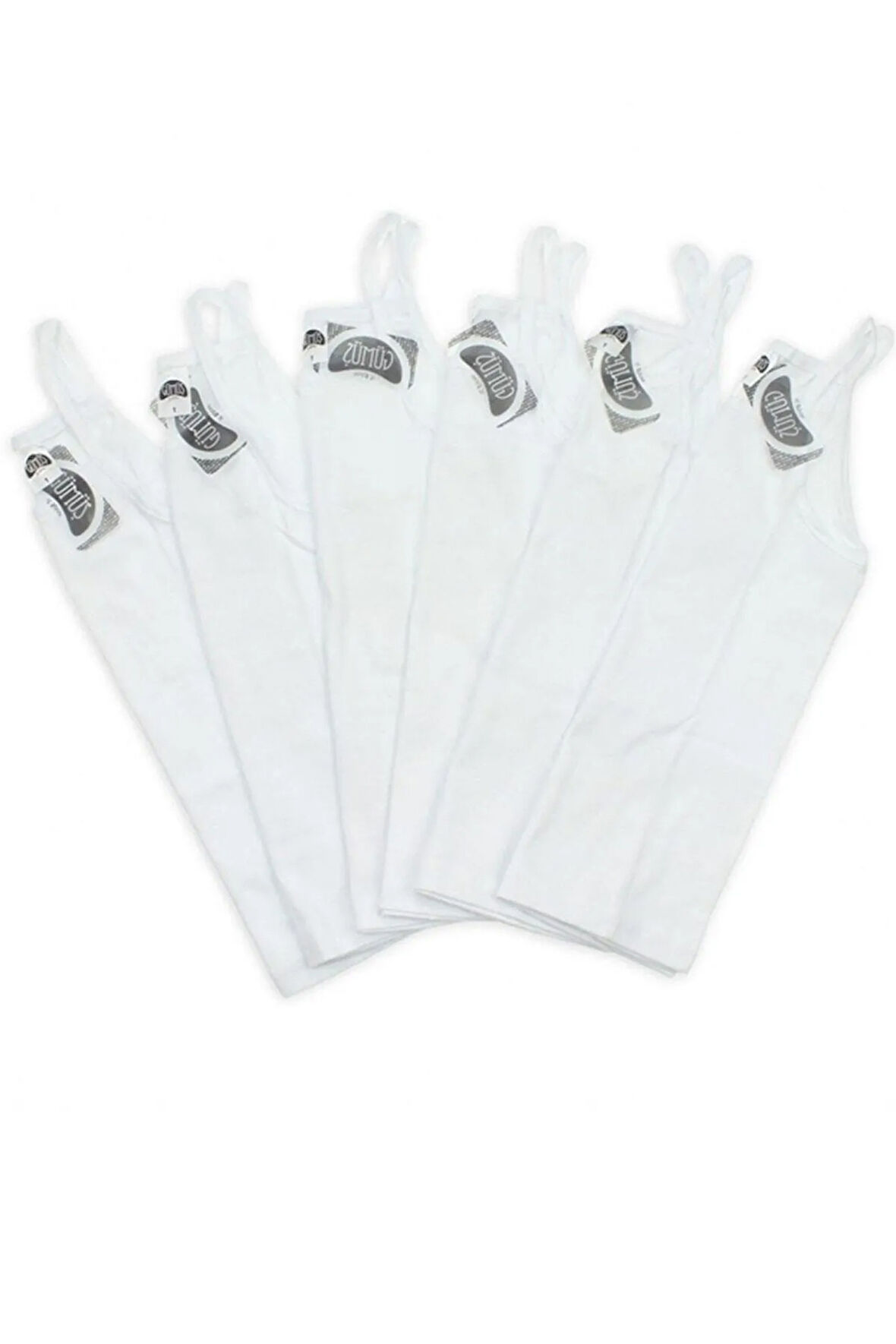 Iç Giyim Ip Askılı Kız Çocuk Atlet 6 Lı Paket