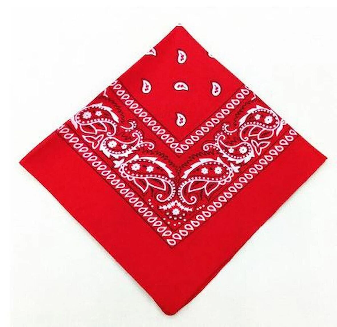 Kare Bandana Kırmızı