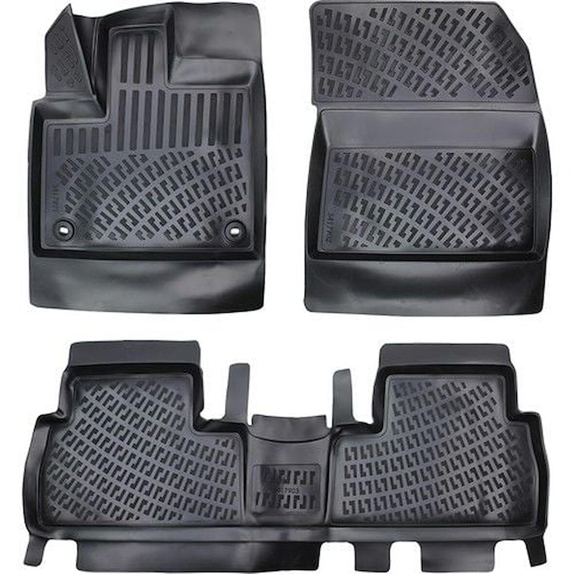 Rizline Fiat Doblo 2023 Sonrası 3D Havuzlu Paspas