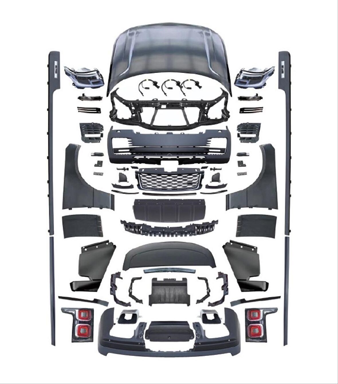 2002-2011 VOGUE İÇİN 2018+ FACELIFT BODY KIT