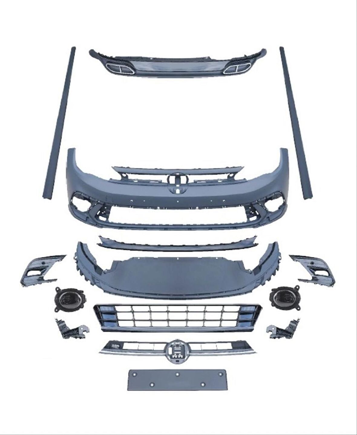 Volkswagen Polo 2022+ R-Lıne Body Kıt