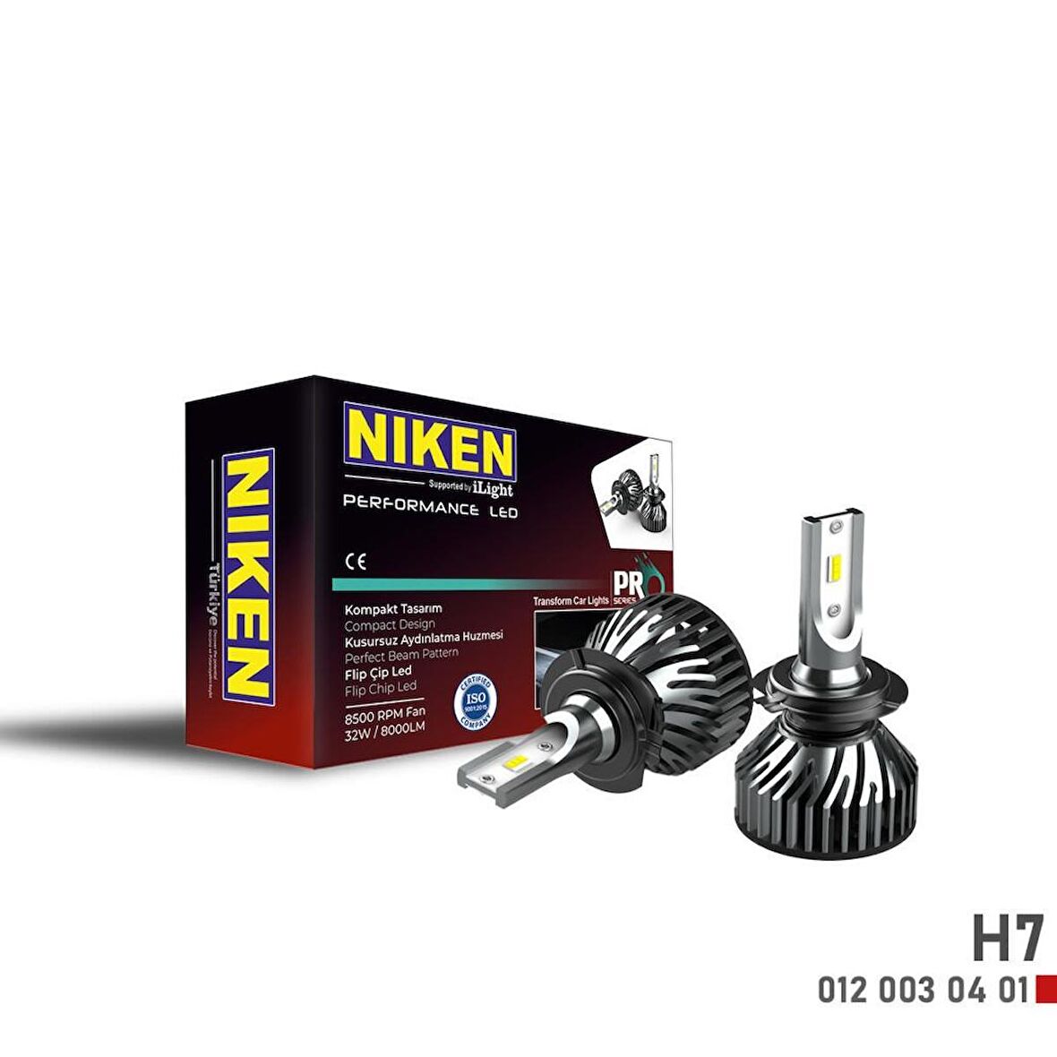 H7 Led Xenon Far Ampulü Yeni Nesil Pro Niken