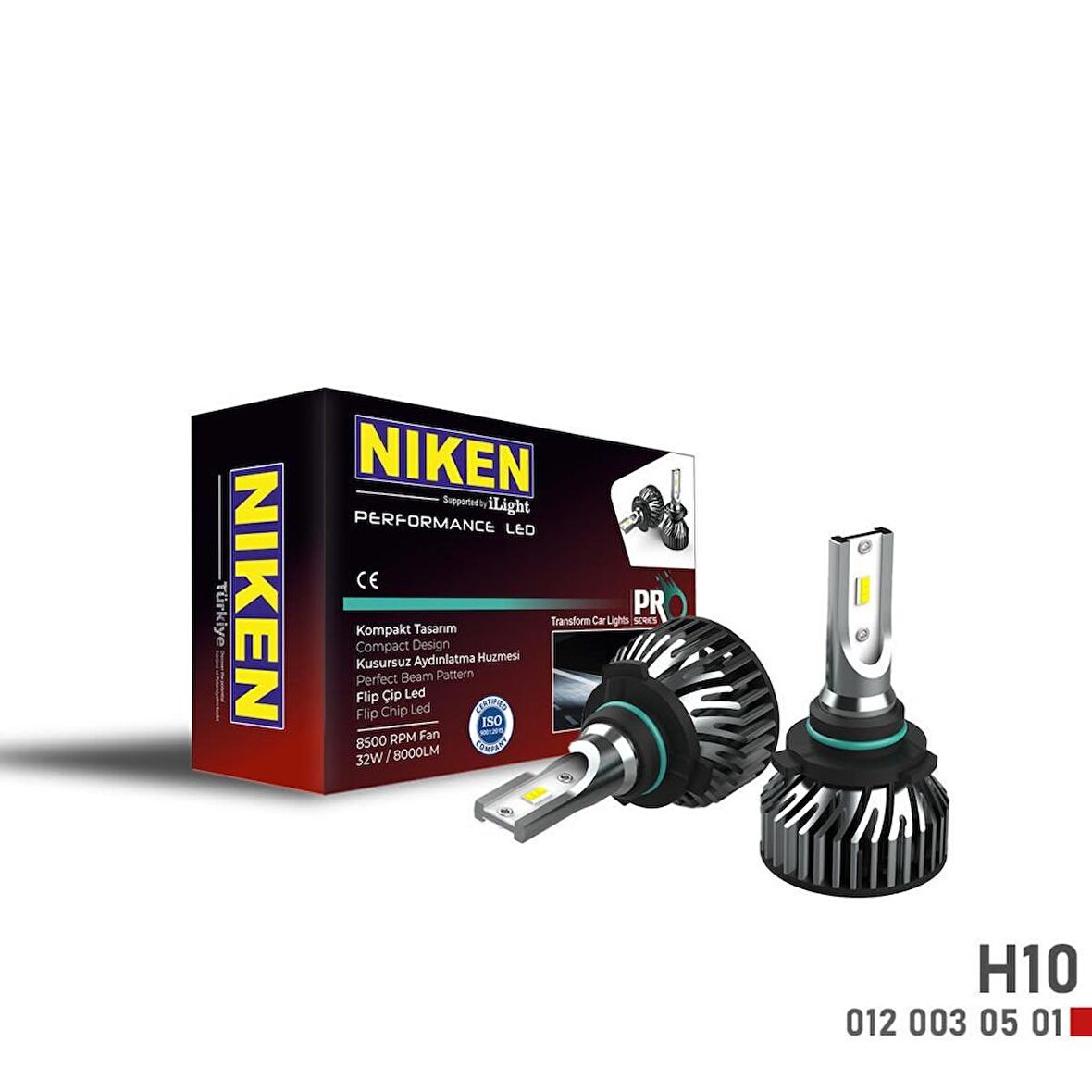 H10 Led Xenon Far Ampulü Yeni Nesil Pro Niken