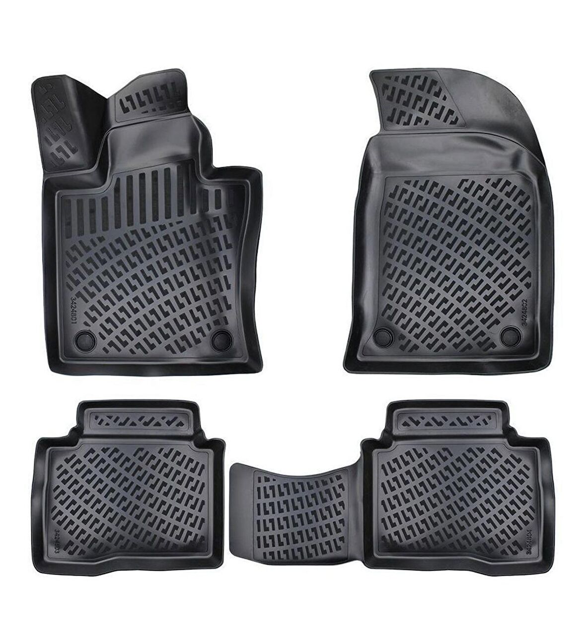 Rizline Fiat Tipo Hatchback EU 2015 Sonrası 3D Havuzlu Paspas