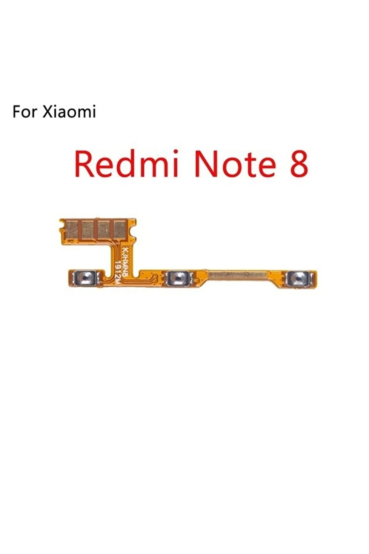 Xıaomi Red Mi Note 8 Uyumlu On-off Ses Volume Flex Power Flex Güç Tuşu