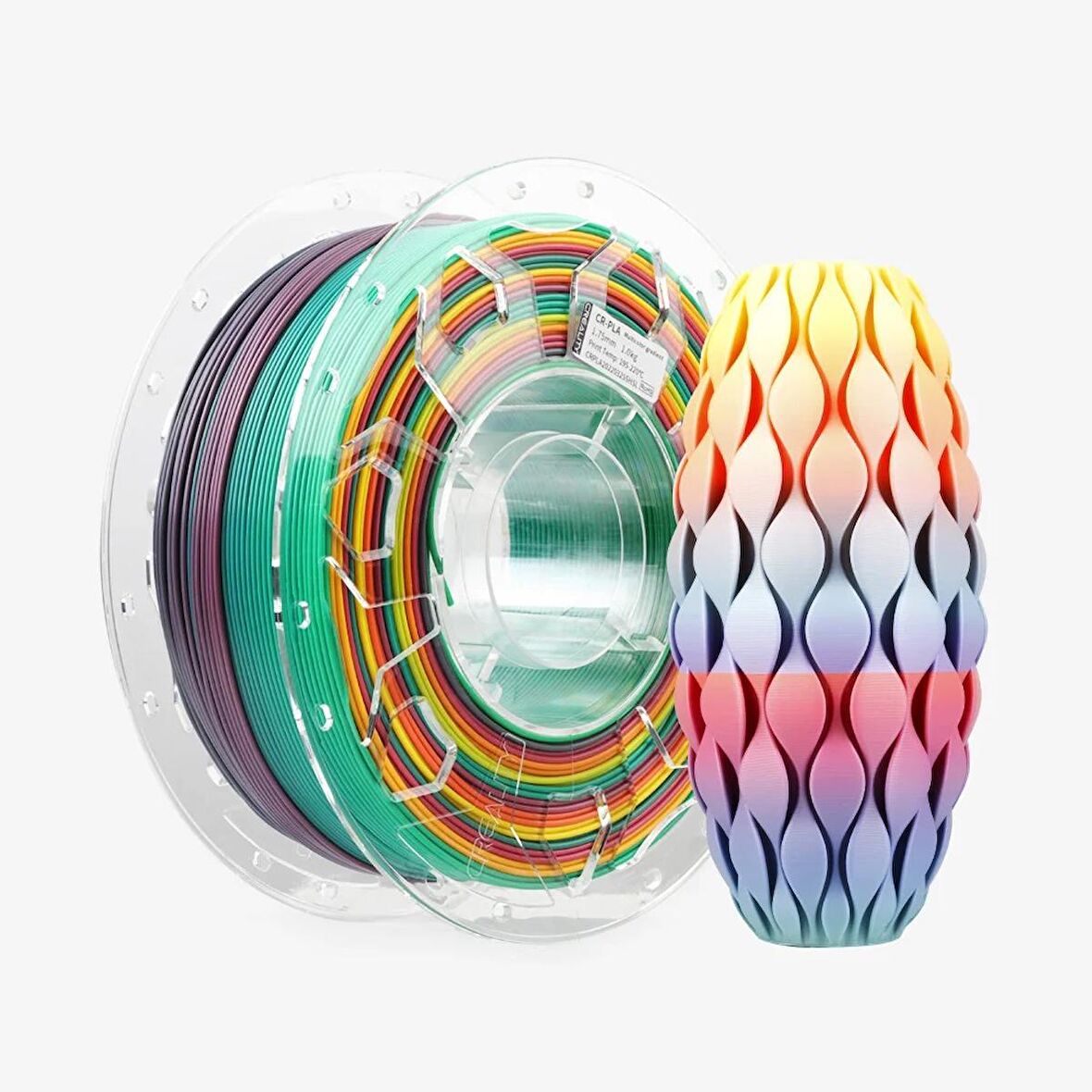 Creality CR-PLA Filament Gökkuşağı 1.75mm 1kg