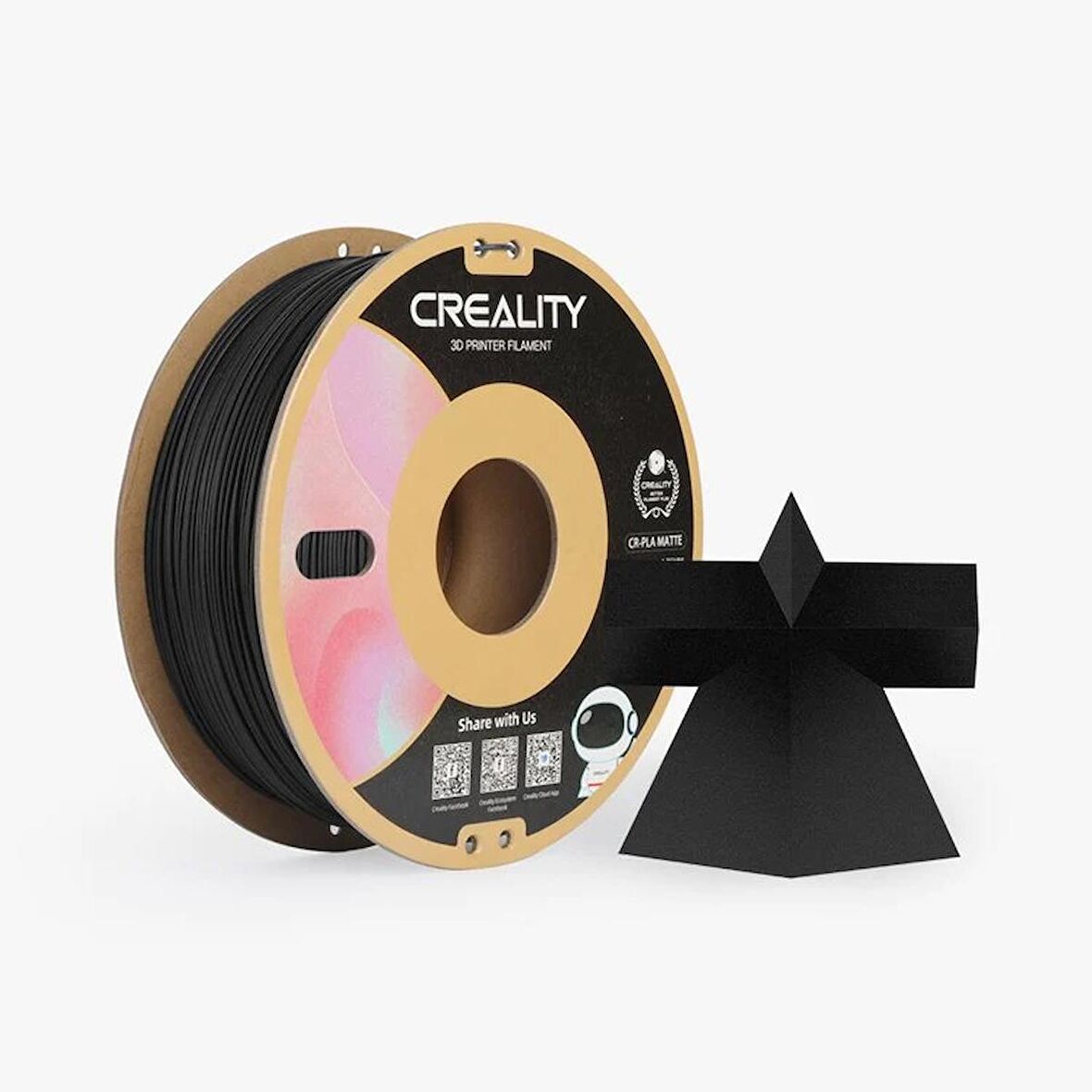 Creality CR-PLA Matte Filament Siyah 1.75mm 1kg Standart