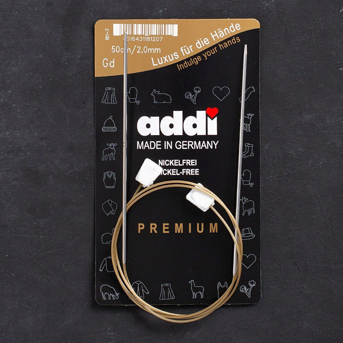 Addi Flexi-Bel 2mm 50cm Esnek Örgü Şişi - 181-7