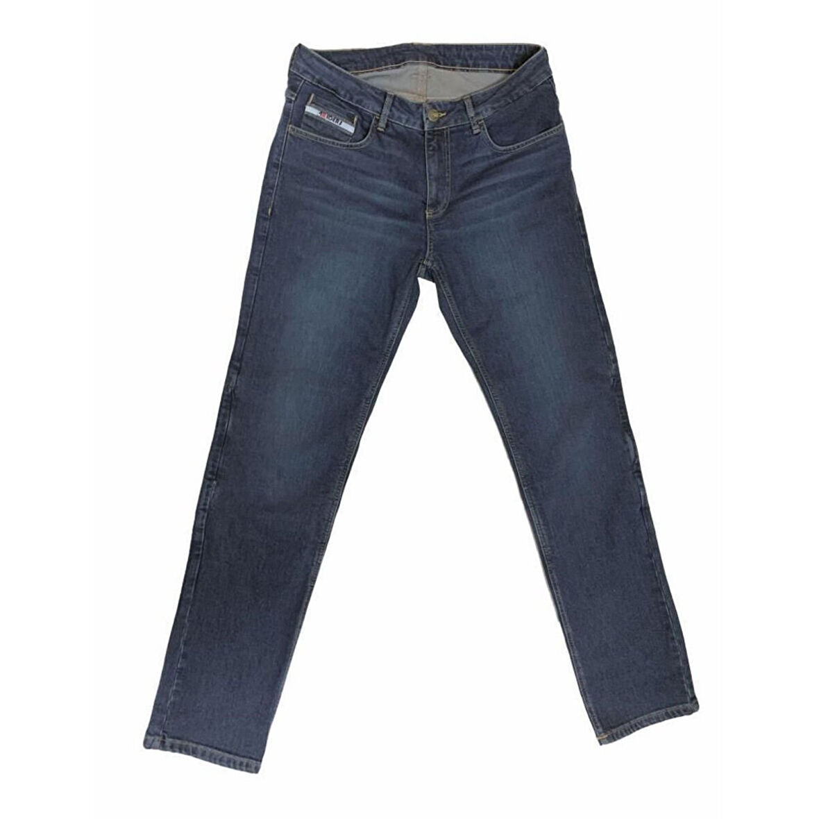 4Riders Ranger CE Sertifikalı Cordura Denim Korumalı Motosiklet Kot Pantolonu Mavi