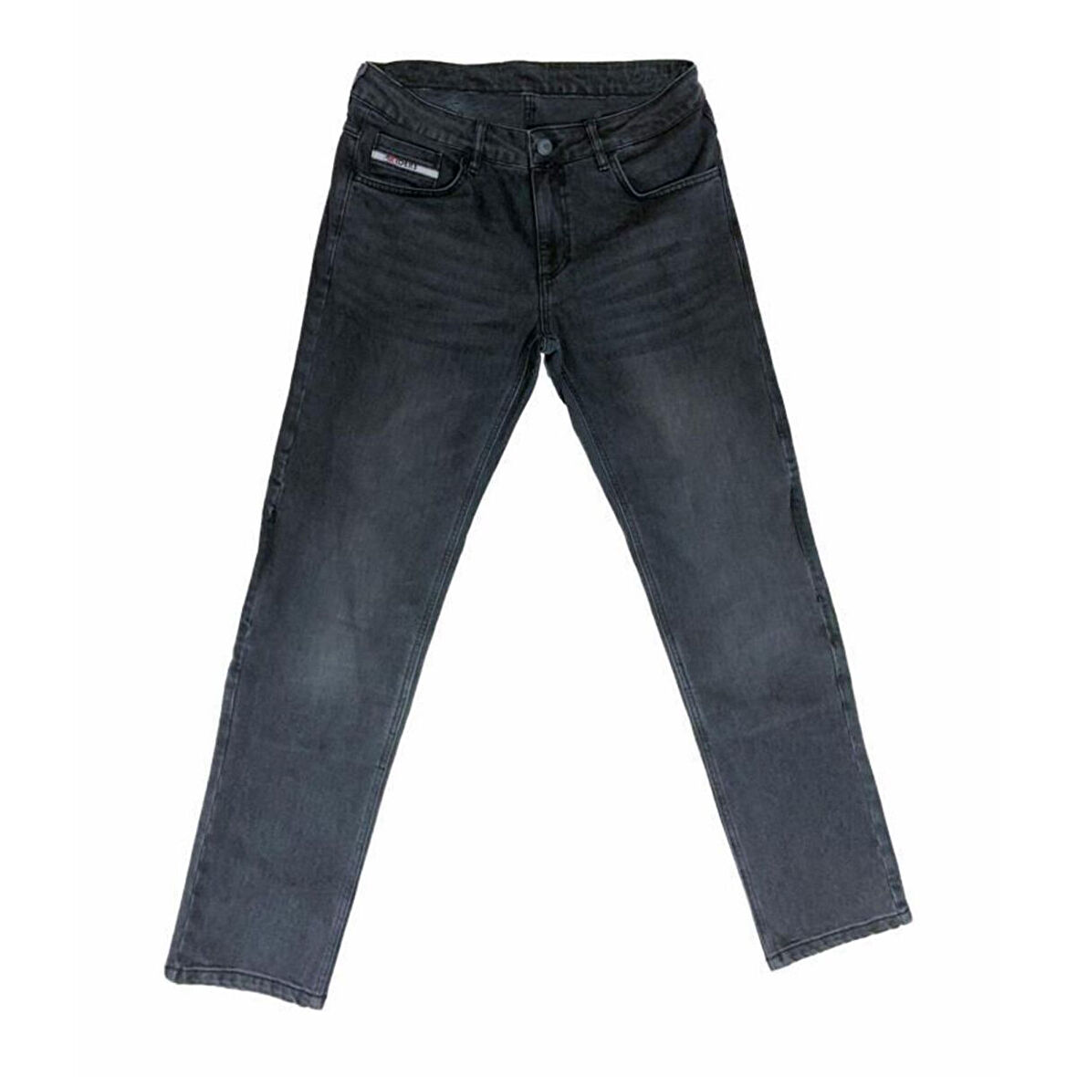 4Riders Ranger CE Sertifikalı Cordura Denim Korumalı Motosiklet Kot Pantolonu Antrasit