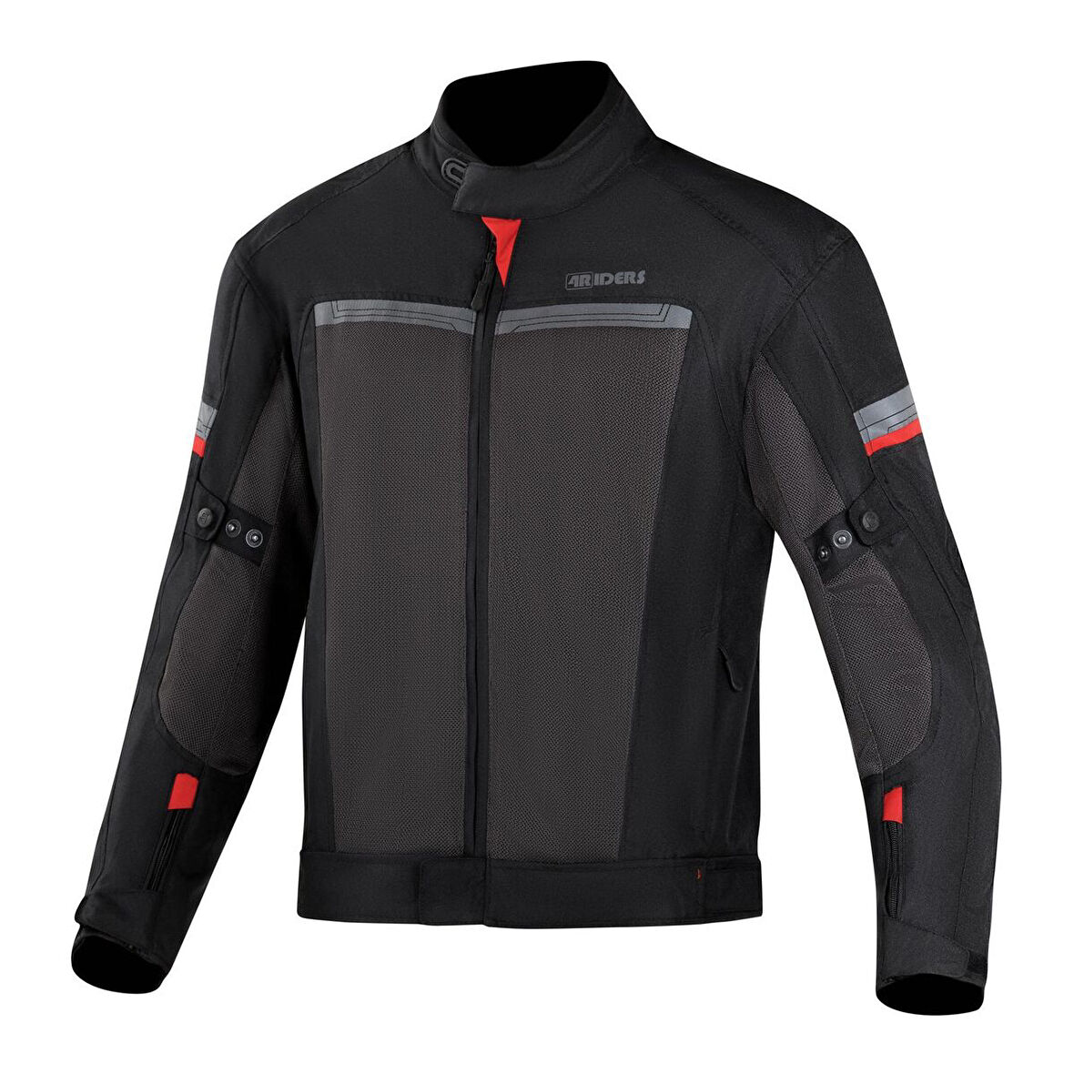 4Riders Valencia Yazlık CE Sertifikalı Korumalı Motosiklet Montu Siyah