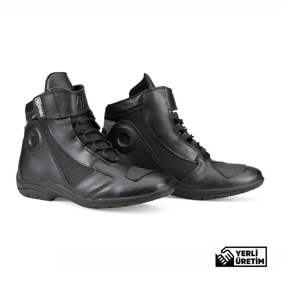 4Riders City EVO CE Sertifikalı Korumalı Motosiklet Botu Siyah