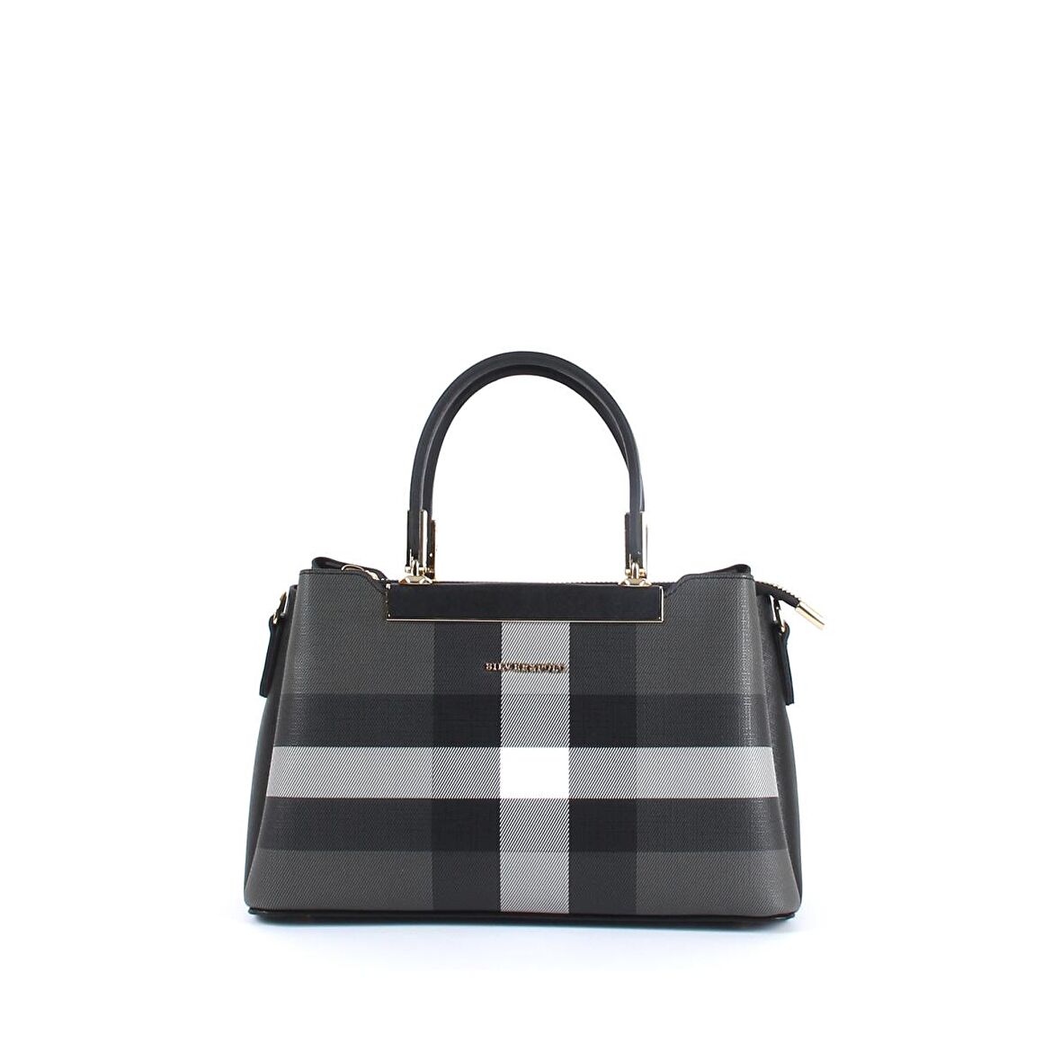 Kadın Omuz Çantası 913-33101 SİLVER POLO Kadın ÇANTASI M129 SİYAH-MAT SİYAH