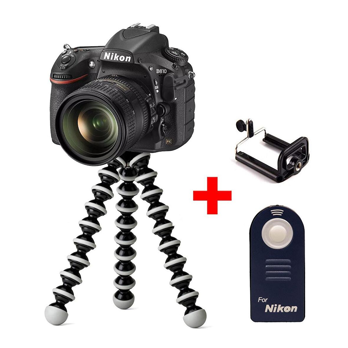 Nikon Fotoğraf Makineleri için Masaüstü Tripod Seti