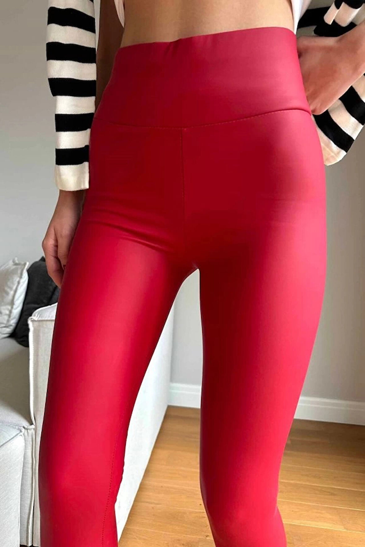 MDB Kadın Yüksek Bel Içi şardonlu Fırsat ürün Toparlayıcı Tayt