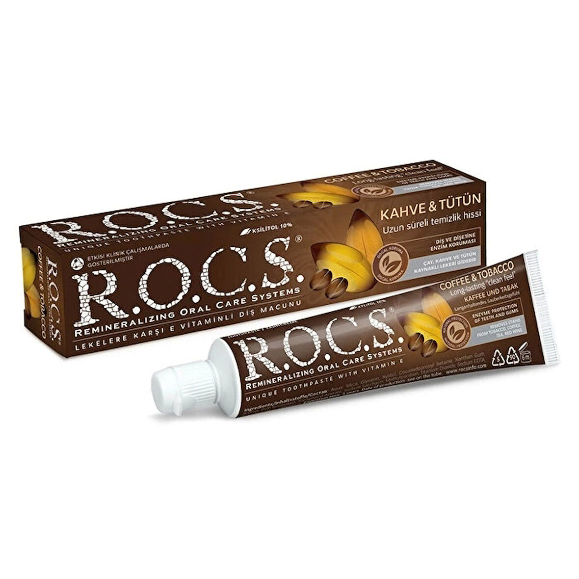 R.O.C.S.Kahve ve Tütün Lekelerine Karşı Diş Macunu 60ml