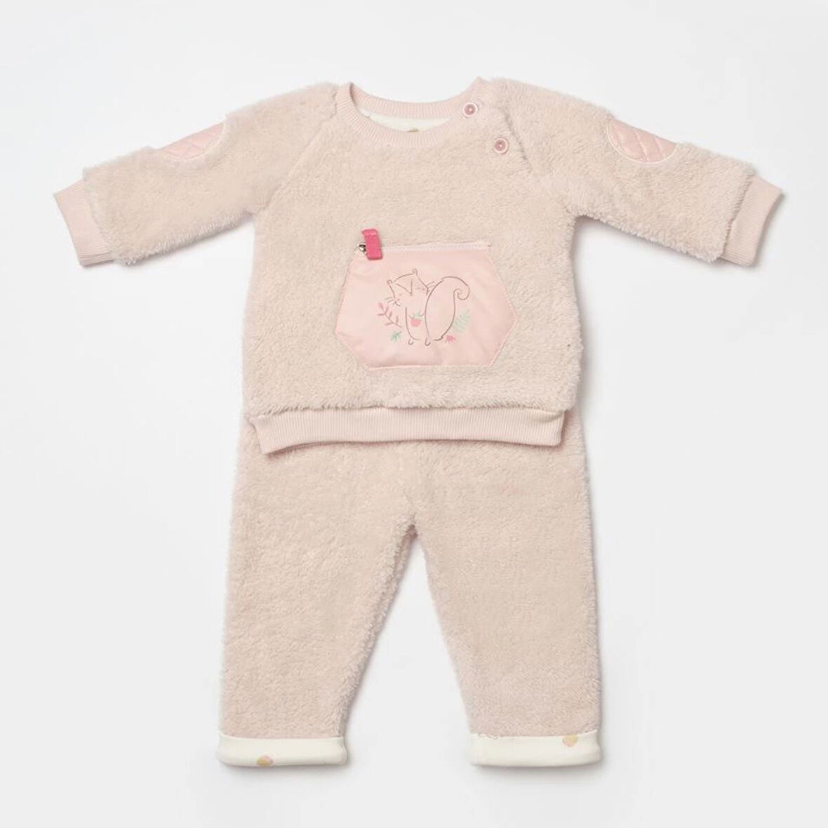 Bibaby Pretty Moments 2'Li Bebe Takım 59812 Ecru Pink