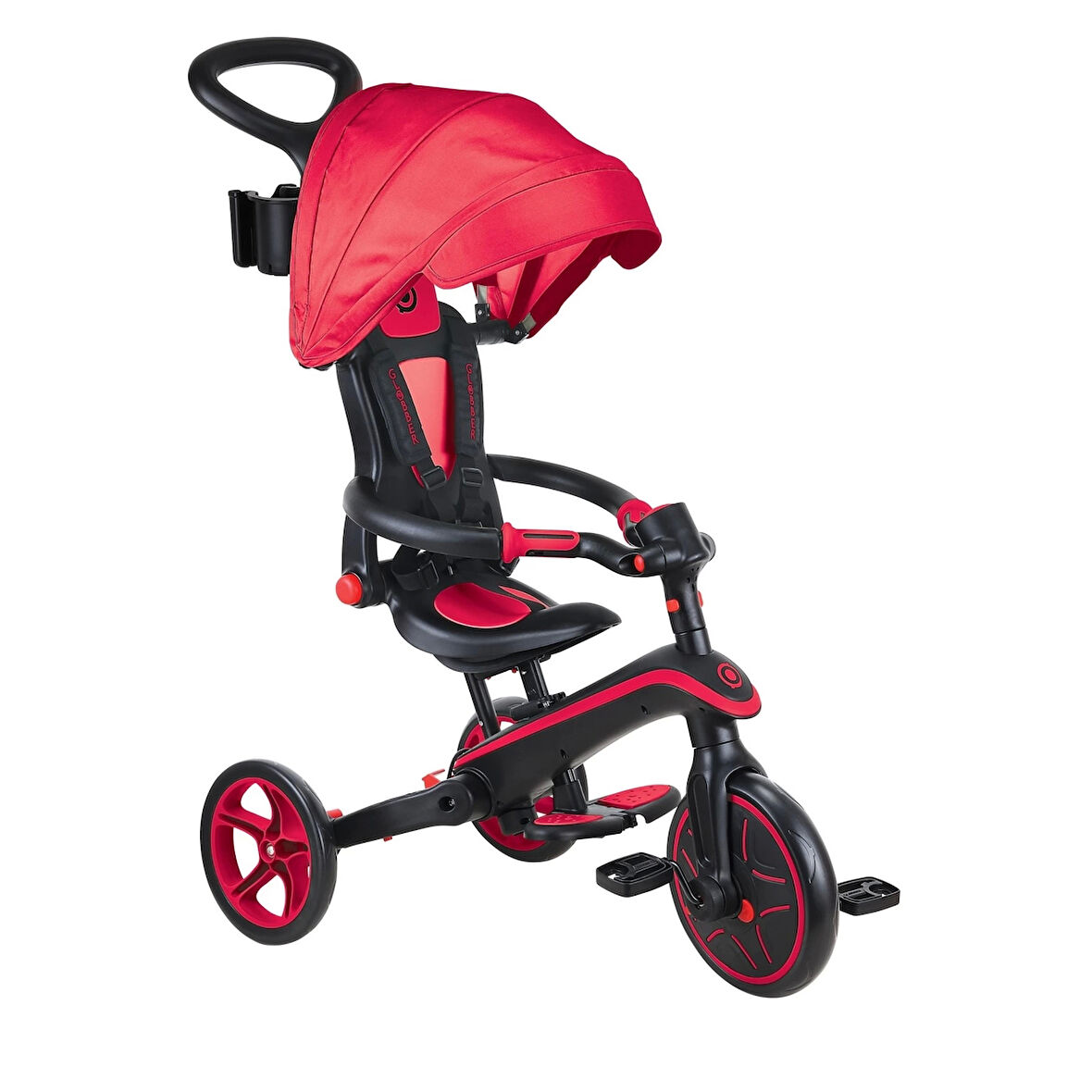 Globber Explorer 4in1 Katlanabilir Bisiklet Kırmızı
