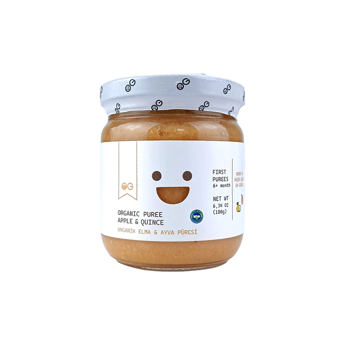 Og Natural Organik Elma & Ayva Püresi 180 Gr