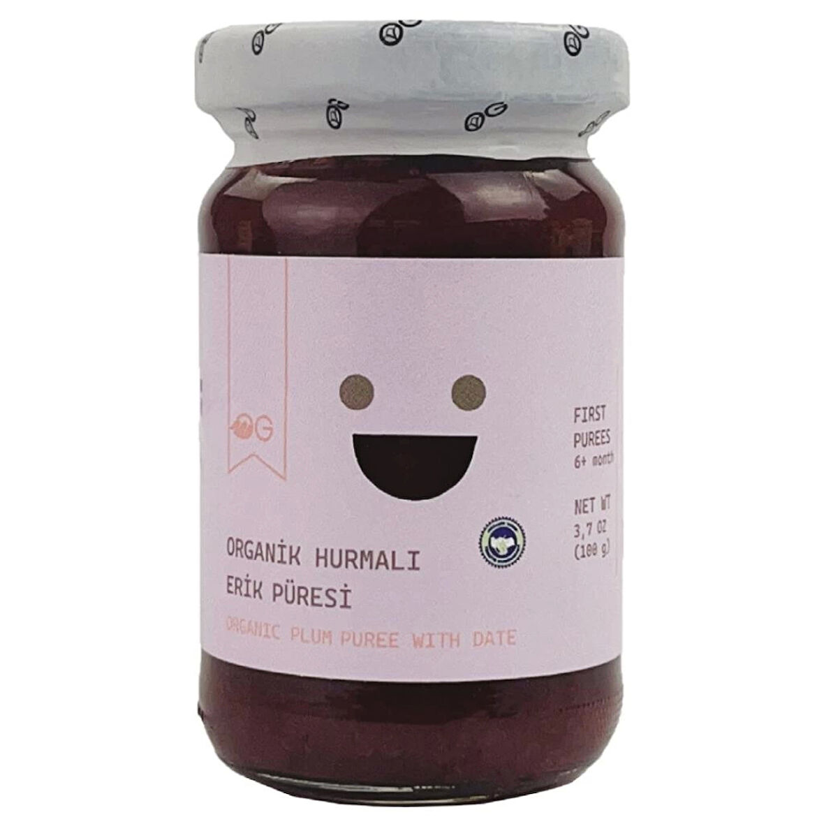 Og Natural Organik Hurmalı Erik Püresi 105 Gr