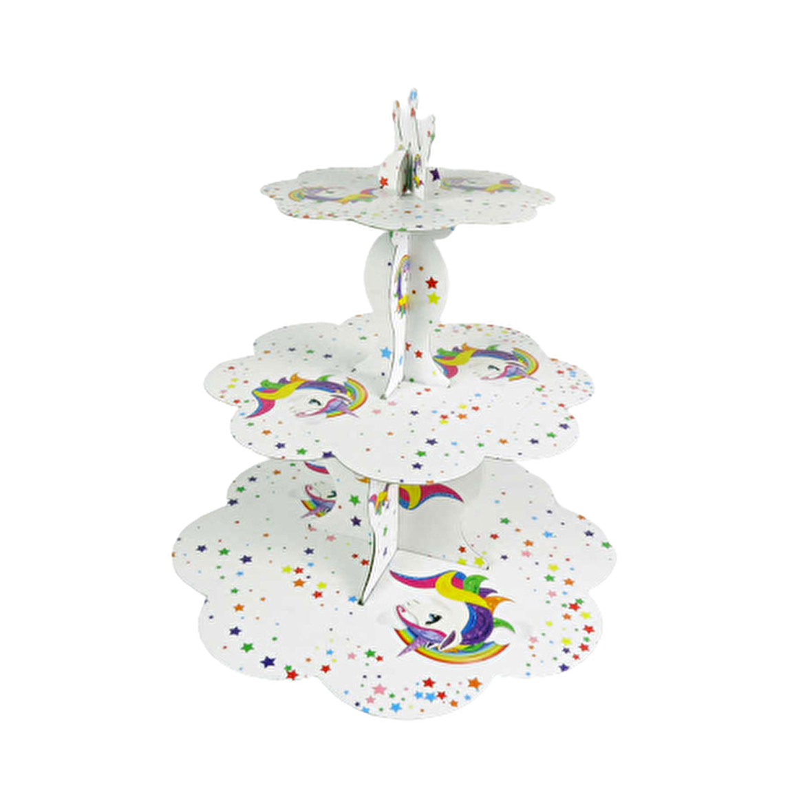 UNİCORN KEK STANDI 3 KATLI (30 CM X 24 CM X 20 CM )