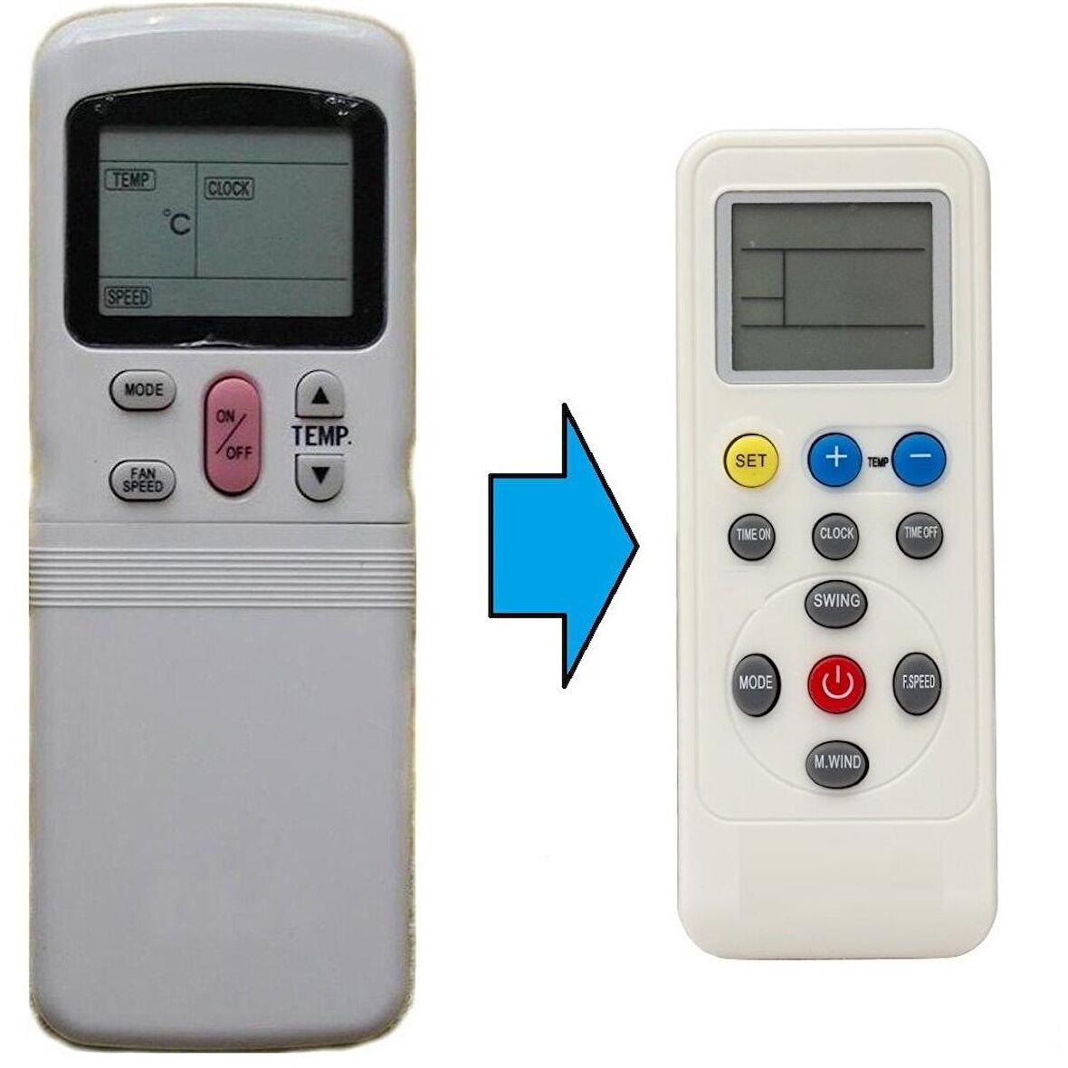 MİDEA MSF-21 HR Klima Kumandası - Eşdeğer