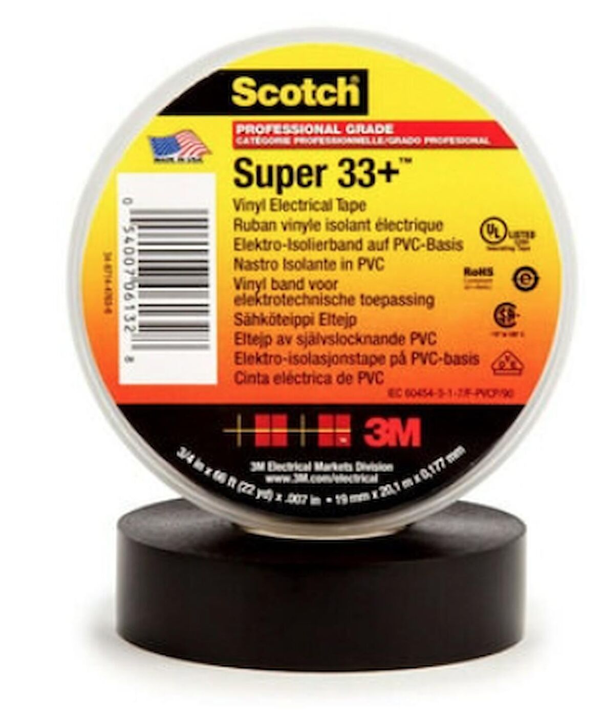 3M Scotch 33+ Vinil Elektrik İzolebant 19mm*20mt