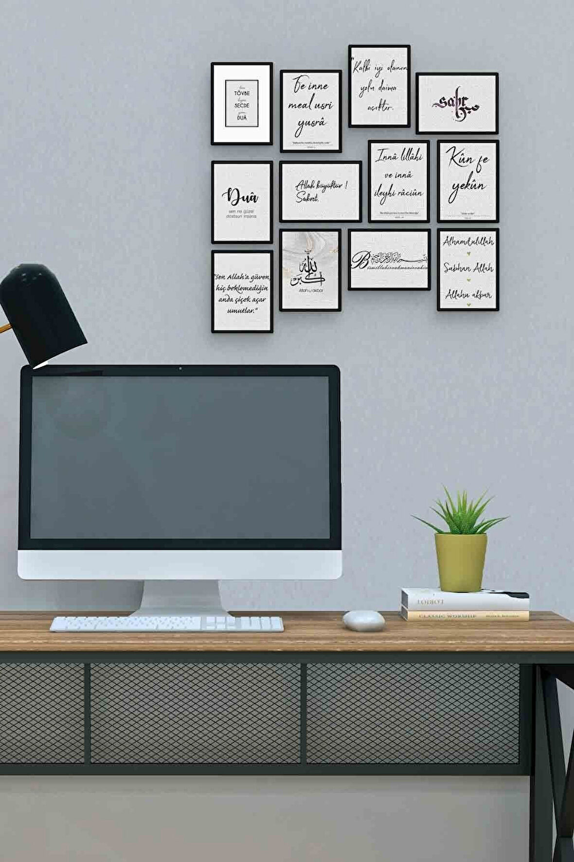 Dua 12 Parça Mdf (ahşap) Tablo Ofis Boyu 