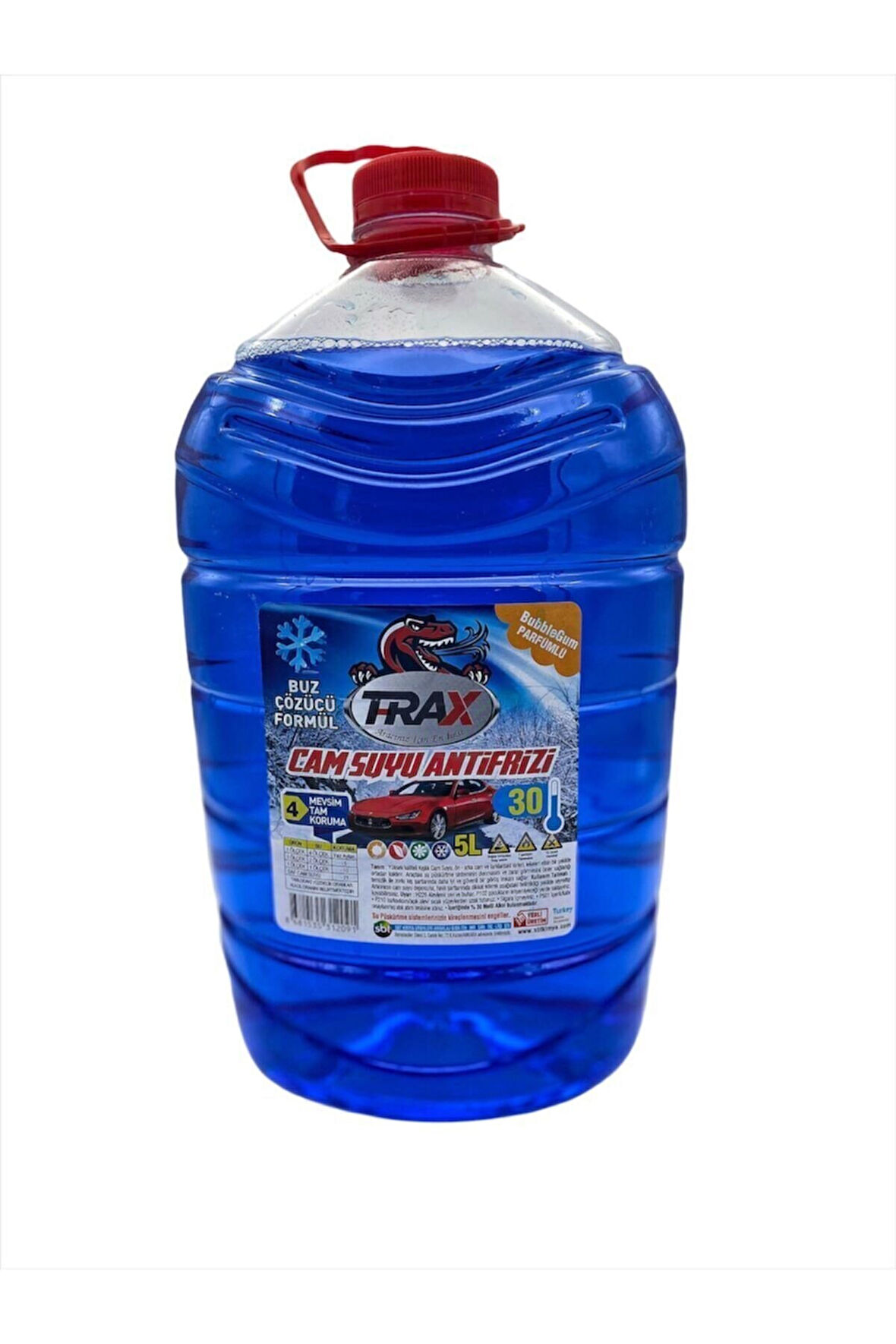 Cam Suyu Oto Araba Antifirizli Parfümlü Şampuanlı 30 Derece Üstün Kalite 5 Litre 5litre Cam Suyu