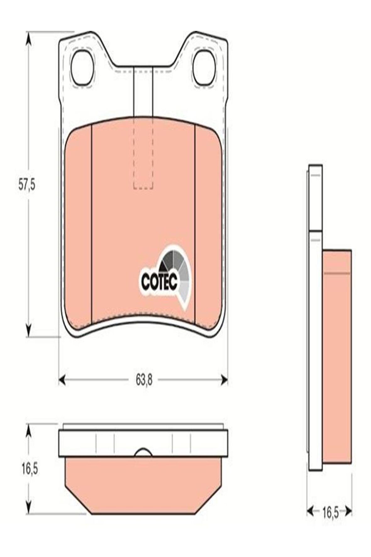 Gdb1276 Fren Balatasi Arka Wva 21279 ( Peugeot : 406 2.0 ) 24204820 425266 (WE423899)