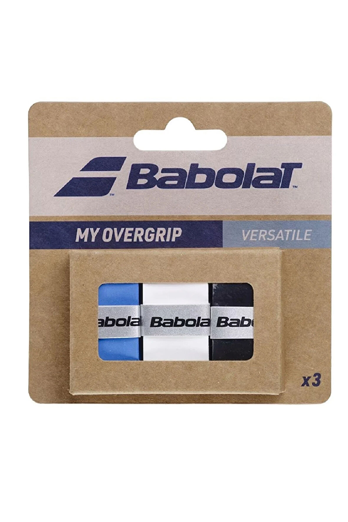 Babolat My Overgrip Mavi Beyaz Siyah Overgrip 3lü