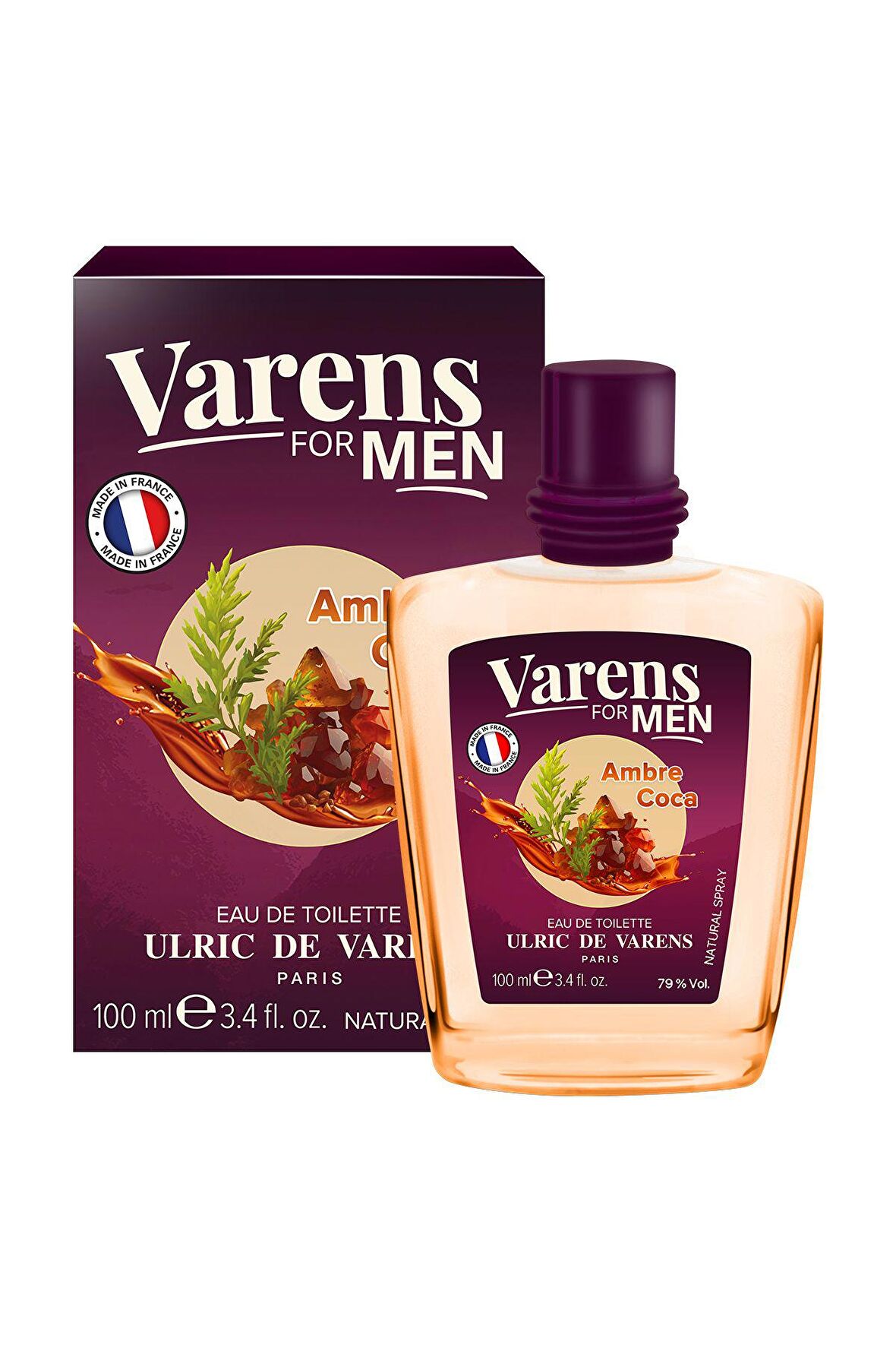 Ulric De Varens Varens For Men - Ambre Coca EDT 100ML Erkek Parfüm