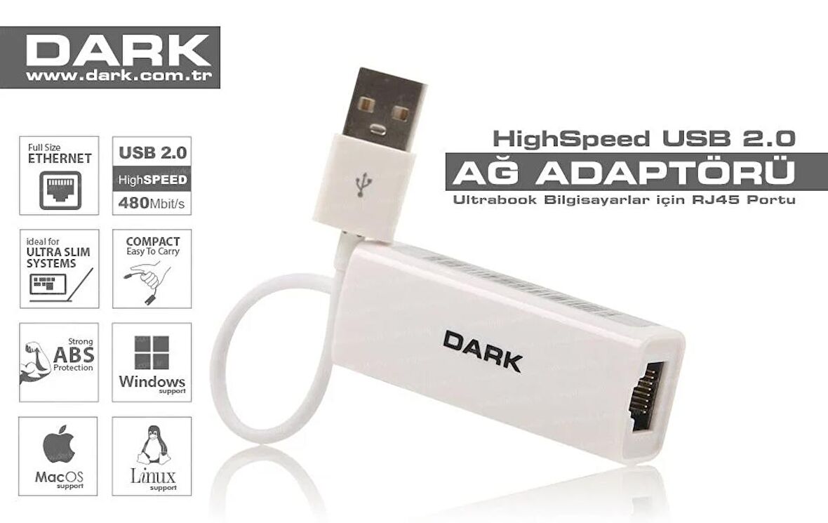 Dark DK-NT-U2LAN Ethernet Kartı