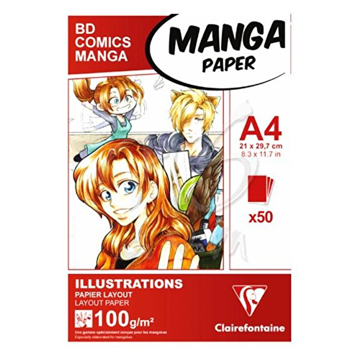 Manga Paper 100g 50 Yaprak A4