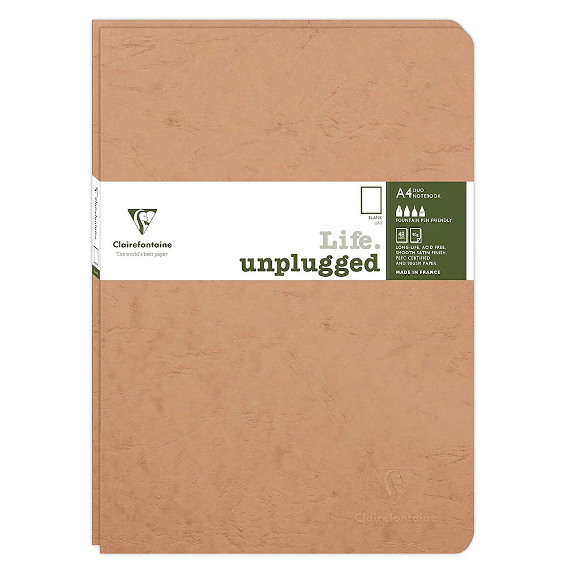 Age Bag Stapled A4 Çizgisiz Defter Taba 733086C