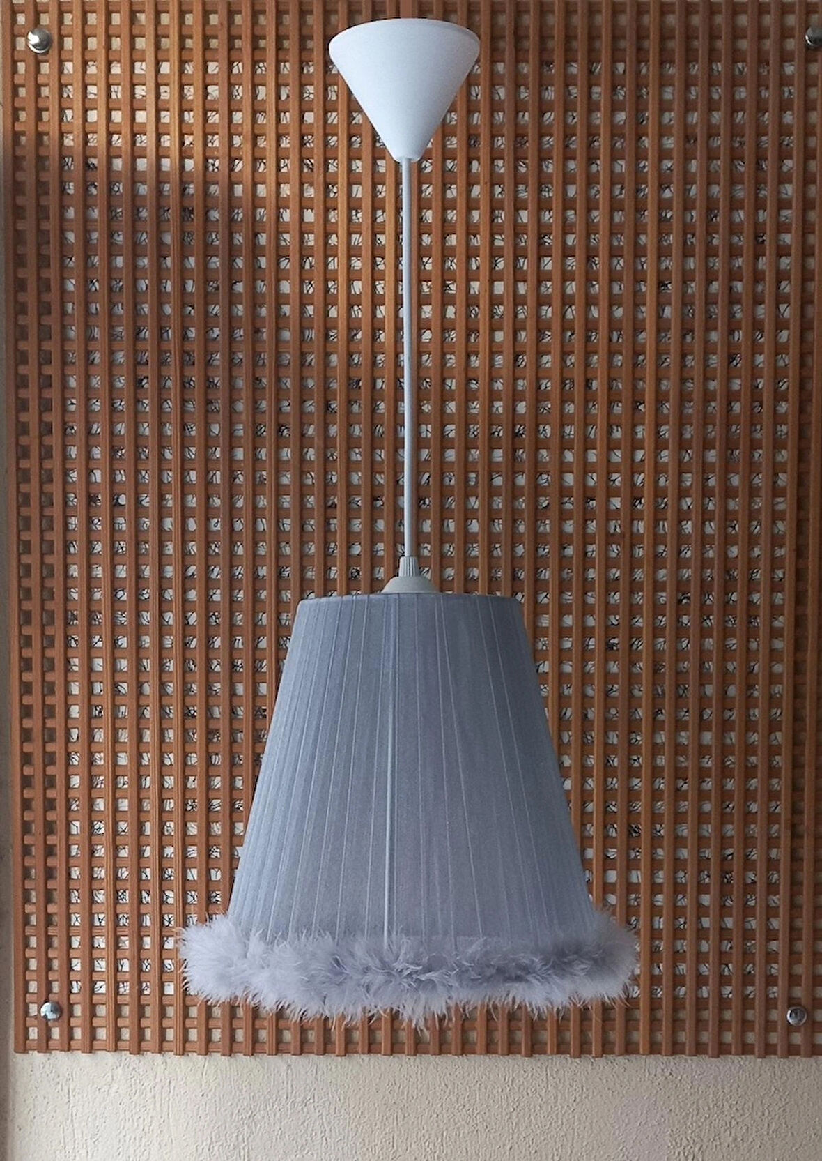 P-5 Gri Organze Sarma Yatak Odası Çocuk Odası Genç Ve Bebek Odası Avize Aydınlatma Sarkıt