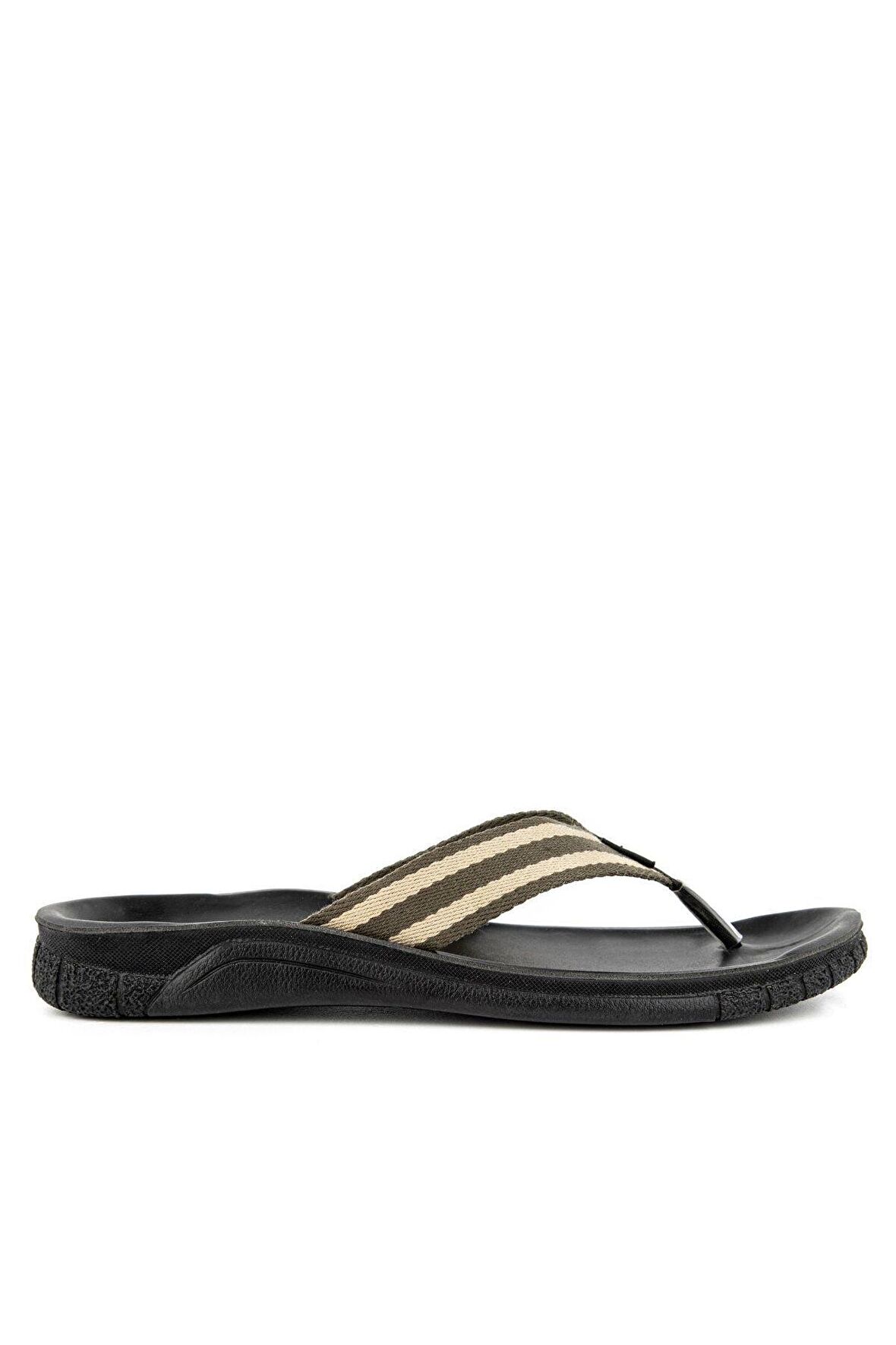 Defined Anatomik Taban Islak Zemin Parmak Arası Erkek Terlik Haki