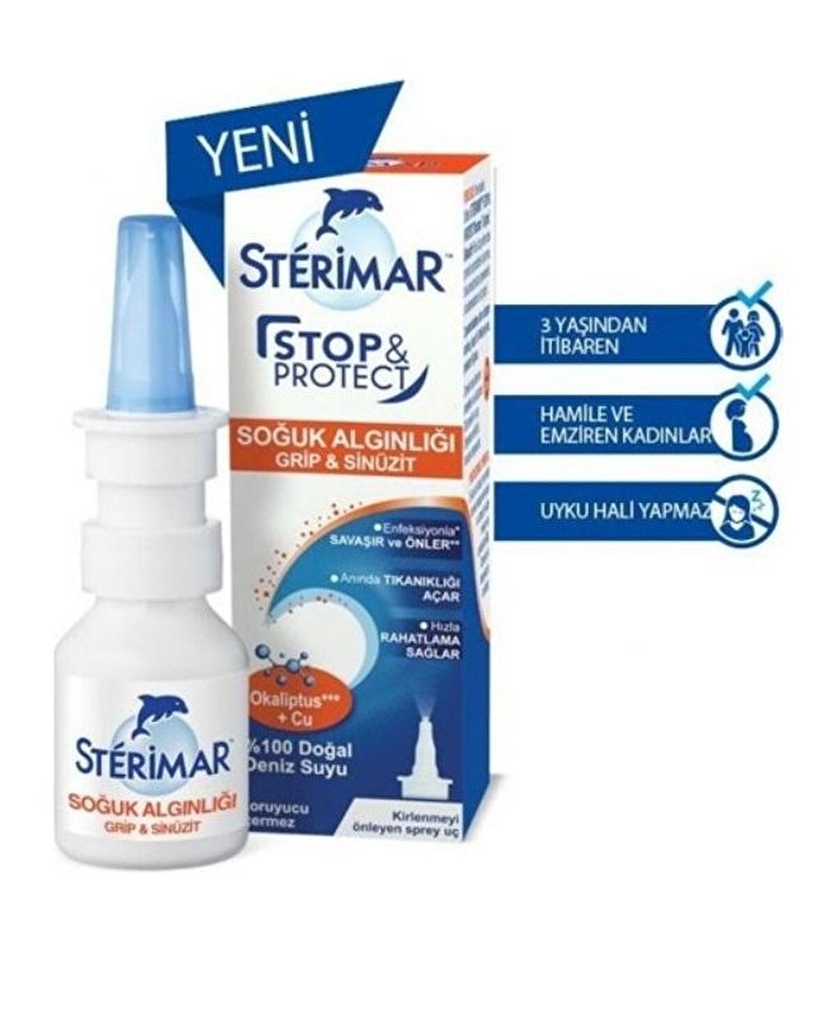 Sterimar Stop & Protect Soğuk Algınlığı Burun Spreyi 20 ml