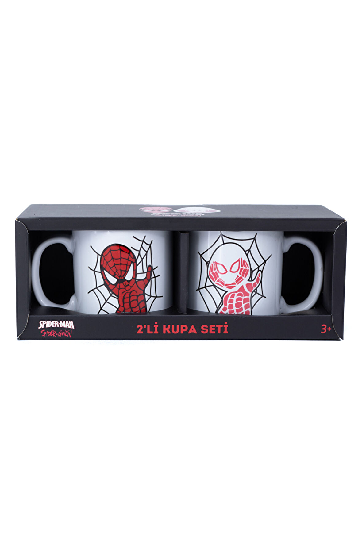 Oppland Home Seramik Kupa Bardak ikili 350 ml Spiderman Kuromi Hello Kitty Melodi Temalı Hediyelik