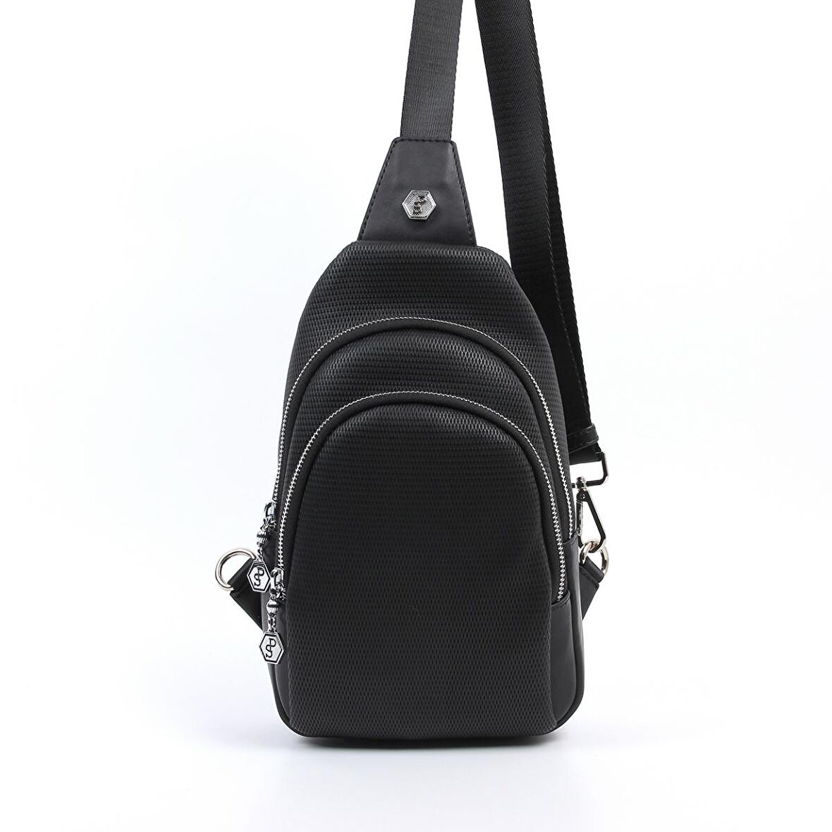 Silver Polo  Kadın Bel Çantası 959-33378 SILVER POLO FREEBAG M86 SİYAH-MAT SİYAH