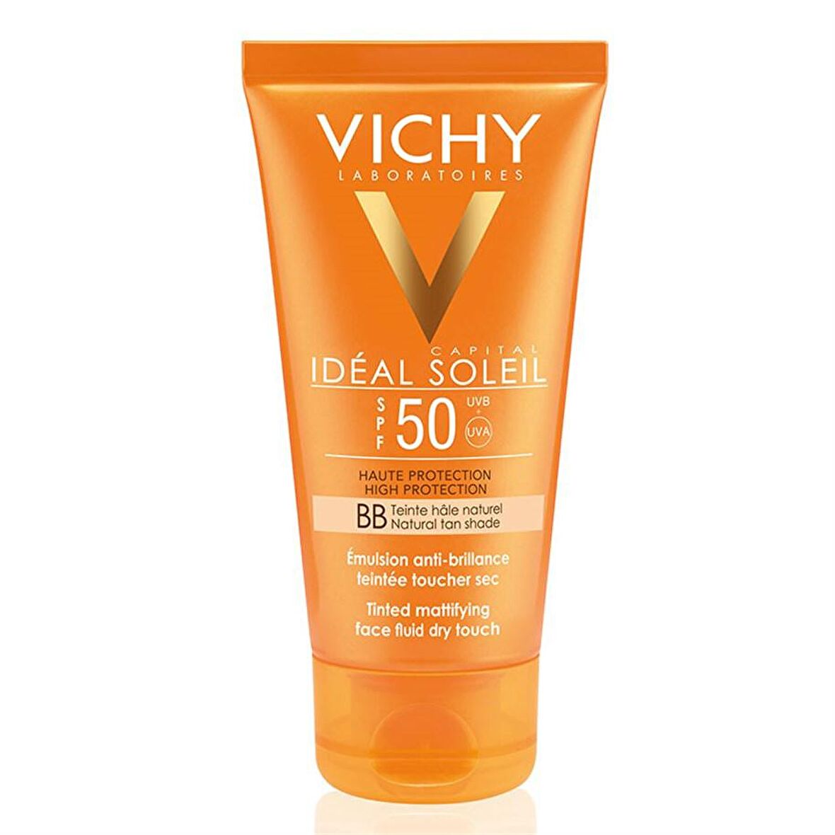 Vichy Ideal Soleil 50 Faktör Yaşlanma Karşıtı Karma-Yağlı Ciltler İçin Renksiz Yüz Güneş Koruyucu Krem 50 ml